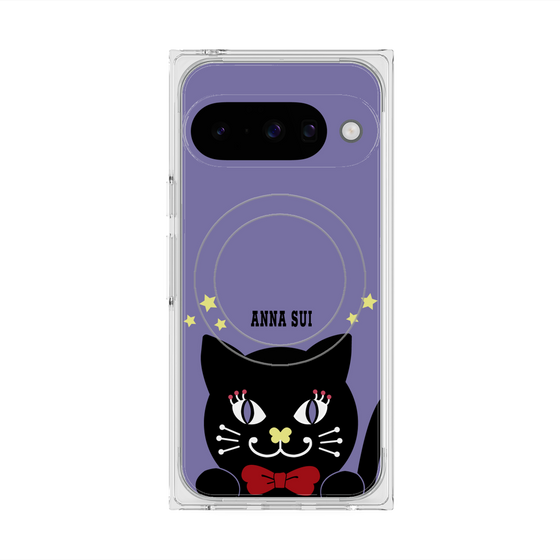 プレミアムスクエアケース with Pixelsnap［ ANNA SUI - TITIとスター - パープル ］