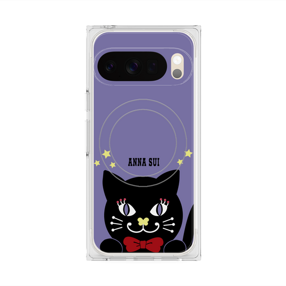 プレミアムスクエアケース with Pixelsnap［ ANNA SUI - TITIとスター - パープル ］
