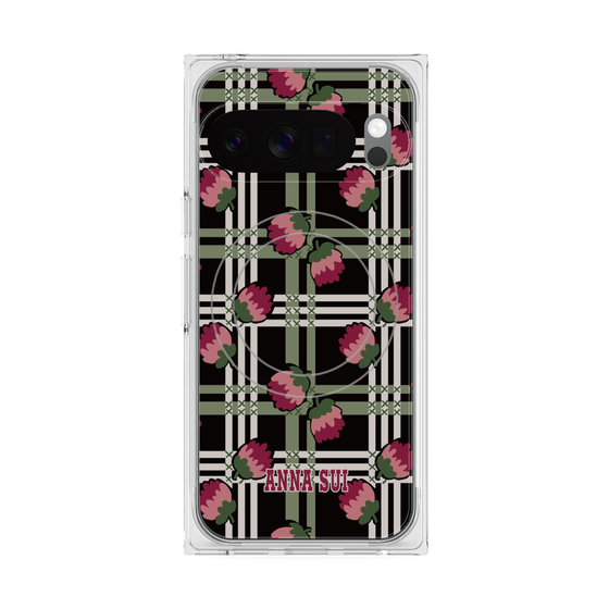 プレミアムスクエアケース with Pixelsnap［ ANNA SUI - クローバーフラワー ］