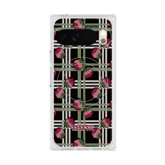 プレミアムスクエアケース with Pixelsnap［ ANNA SUI - クローバーフラワー ］