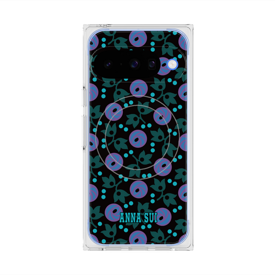 プレミアムスクエアケース with Pixelsnap［ ANNA SUI - オーキッド ］