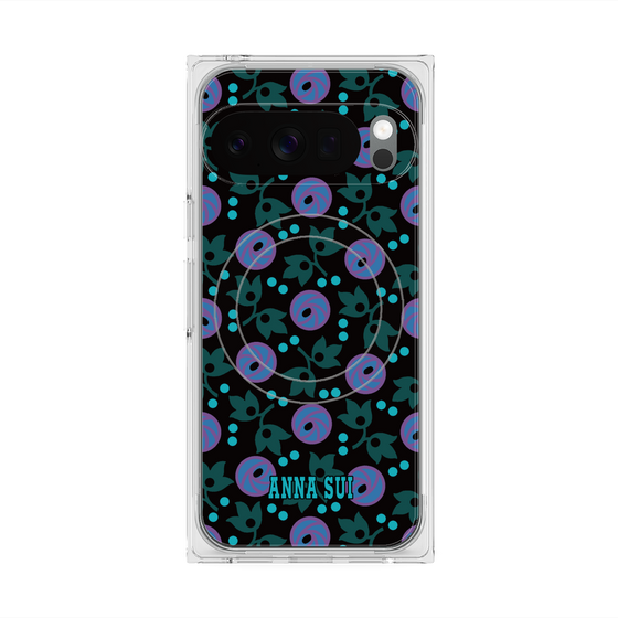 プレミアムスクエアケース with Pixelsnap［ ANNA SUI - オーキッド ］