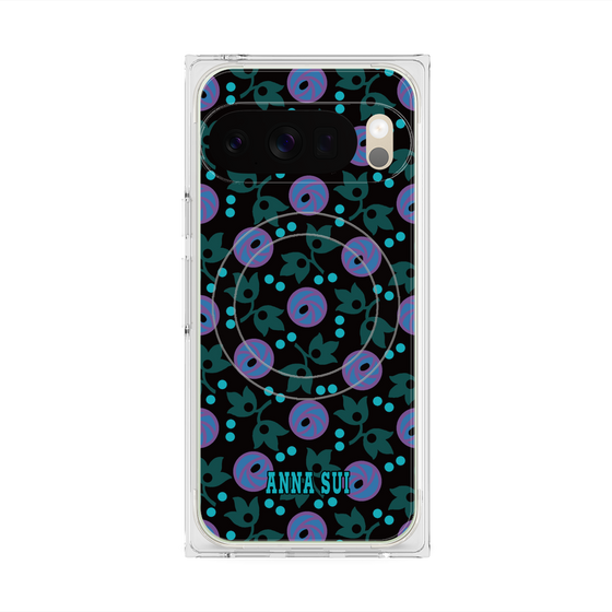 プレミアムスクエアケース with Pixelsnap［ ANNA SUI - オーキッド ］