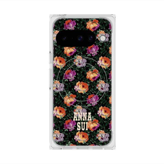 プレミアムスクエアケース with Pixelsnap［ ANNA SUI - オンブルローズ ］