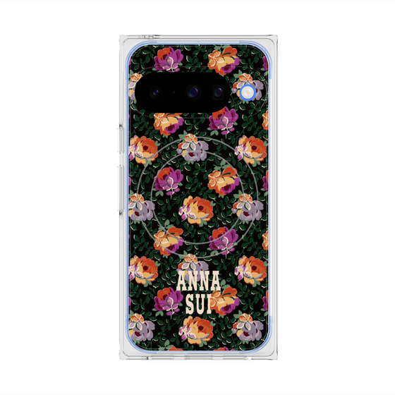 プレミアムスクエアケース with Pixelsnap［ ANNA SUI - オンブルローズ ］