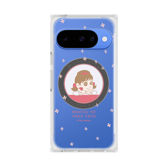 プレミアムスクエアケース with Pixelsnap［ ひみつのアッコちゃん - アッコちゃん - クリア ］