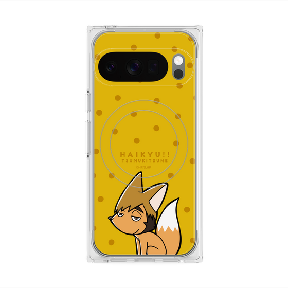 プレミアムスクエアケース with Pixelsnap［ ハイキュー!! - ツムキツネ ］
