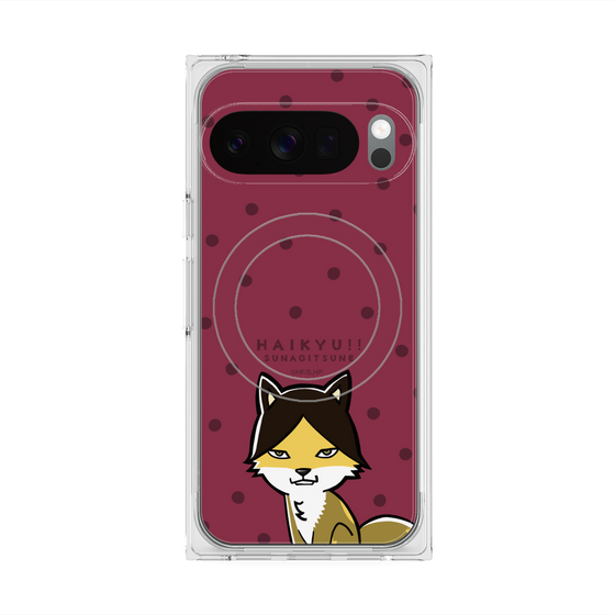 プレミアムスクエアケース with Pixelsnap［ ハイキュー!! - スナギツネ ］