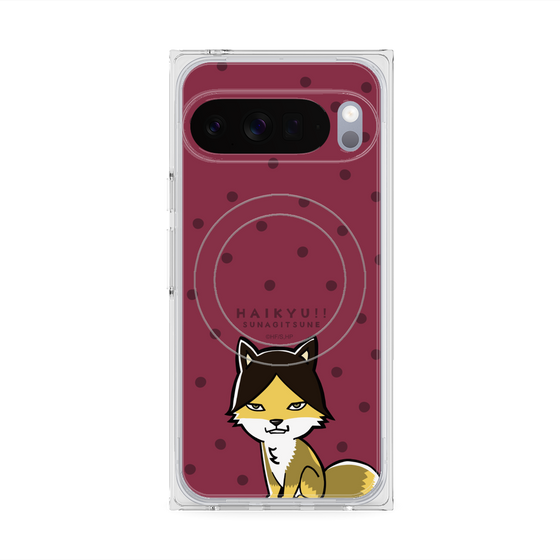 プレミアムスクエアケース with Pixelsnap［ ハイキュー!! - スナギツネ ］