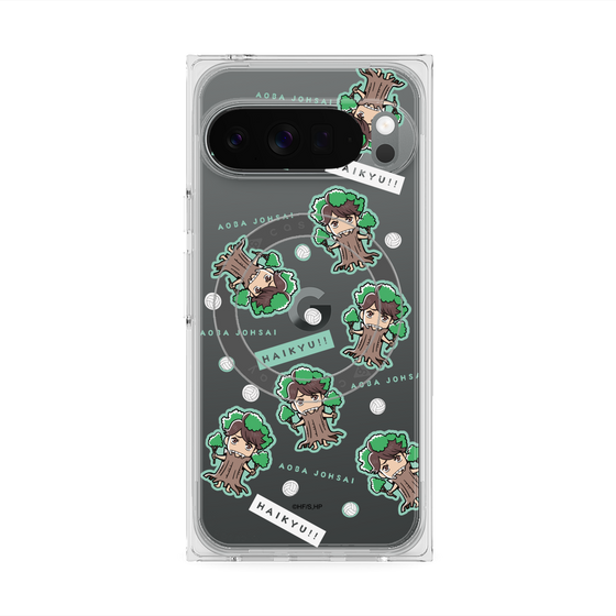 プレミアムスクエアケース with Pixelsnap［ ハイキュー!! - マスコットキャラ - 青葉城西高校 ］