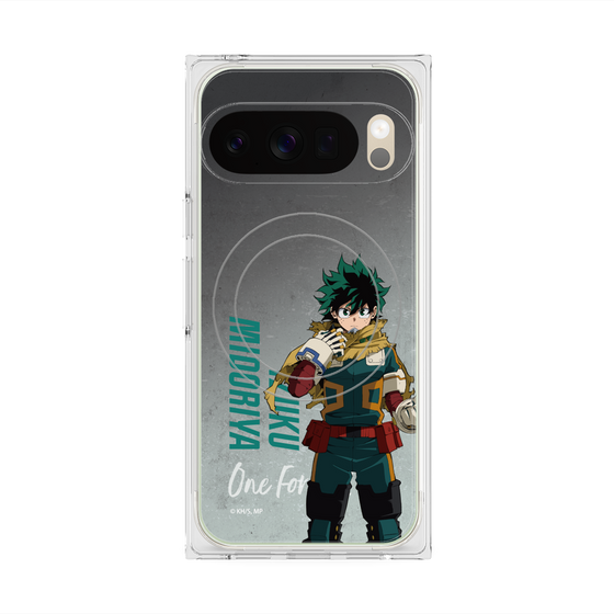 プレミアムスクエアケース with Pixelsnap［ 僕のヒーローアカデミア - 立ち絵 - 緑谷 出久 ］