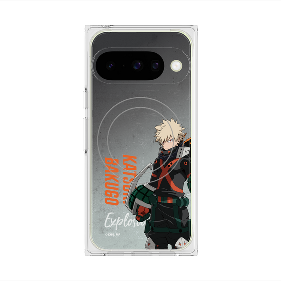 プレミアムスクエアケース with Pixelsnap［ 僕のヒーローアカデミア - 立ち絵 - 爆豪 勝己 ］