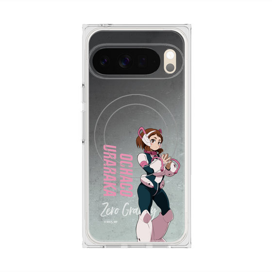 プレミアムスクエアケース with Pixelsnap［ 僕のヒーローアカデミア - 立ち絵 - 麗日 お茶子 ］