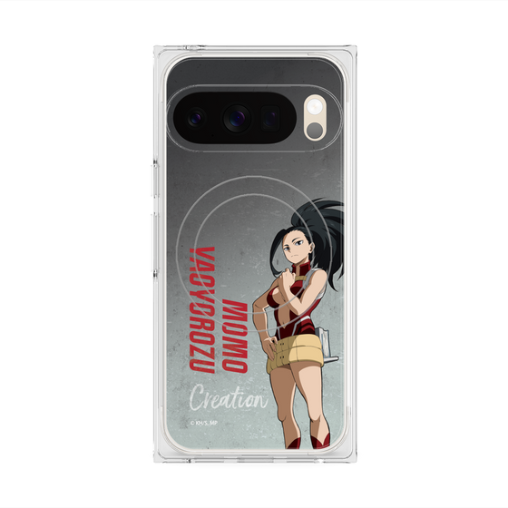 プレミアムスクエアケース with Pixelsnap［ 僕のヒーローアカデミア - 立ち絵 - 八百万 百 ］