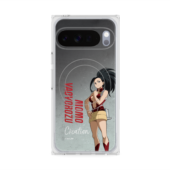 プレミアムスクエアケース with Pixelsnap［ 僕のヒーローアカデミア - 立ち絵 - 八百万 百 ］