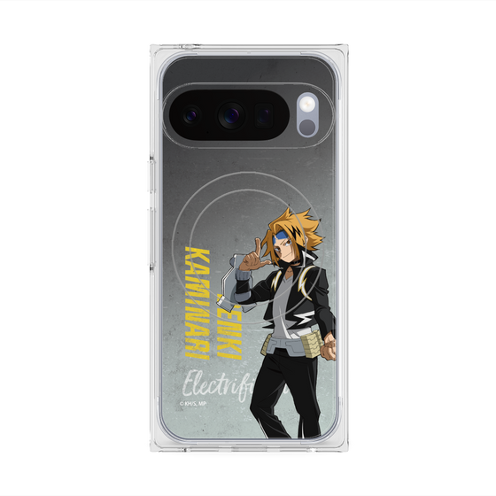 プレミアムスクエアケース with Pixelsnap［ 僕のヒーローアカデミア - 立ち絵 - 上鳴 電気 ］