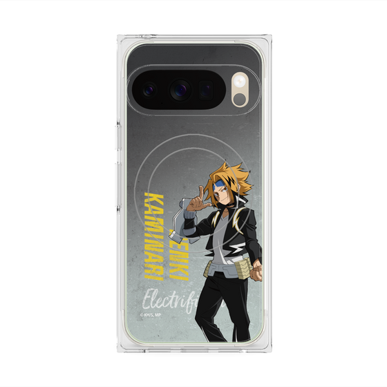 プレミアムスクエアケース with Pixelsnap［ 僕のヒーローアカデミア - 立ち絵 - 上鳴 電気 ］