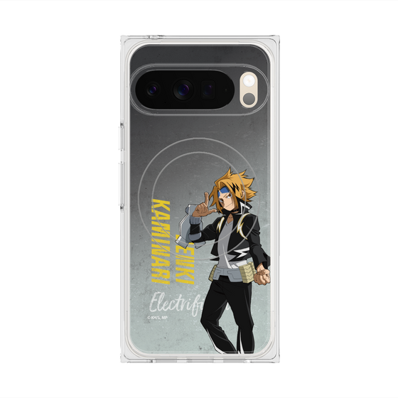 プレミアムスクエアケース with Pixelsnap［ 僕のヒーローアカデミア - 立ち絵 - 上鳴 電気 ］