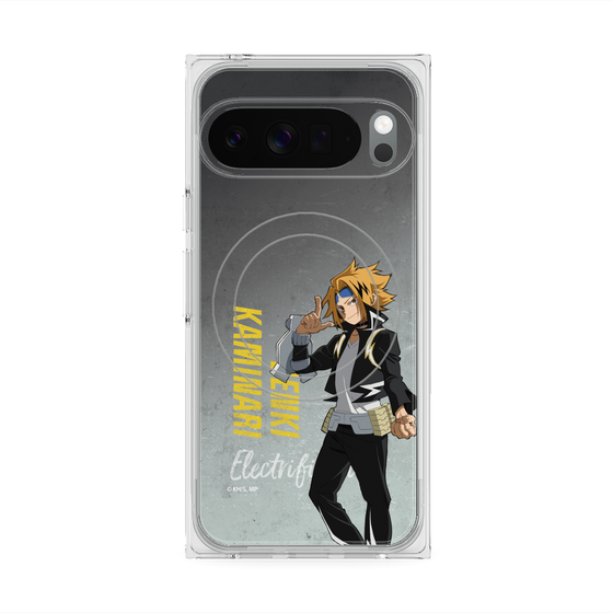 プレミアムスクエアケース with Pixelsnap［ 僕のヒーローアカデミア - 立ち絵 - 上鳴 電気 ］