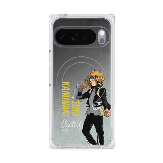 プレミアムスクエアケース with Pixelsnap［ 僕のヒーローアカデミア - 立ち絵 - 上鳴 電気 ］