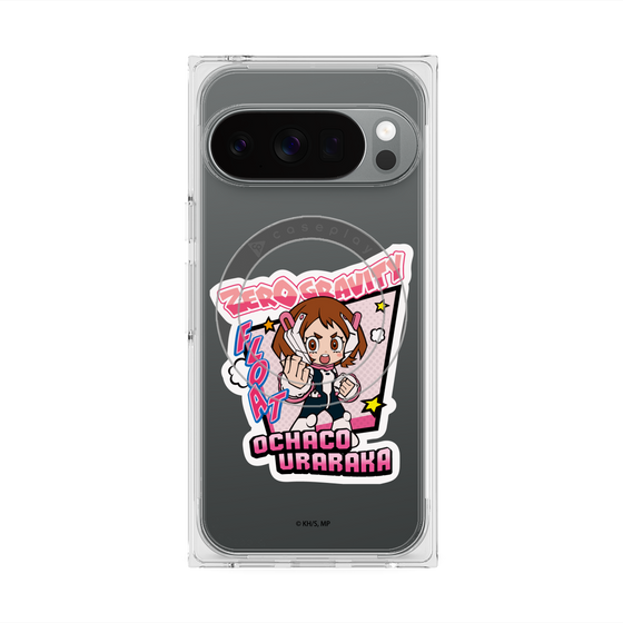 プレミアムスクエアケース with Pixelsnap［ 僕のヒーローアカデミア - ミニキャラ - 麗日 お茶子 ］