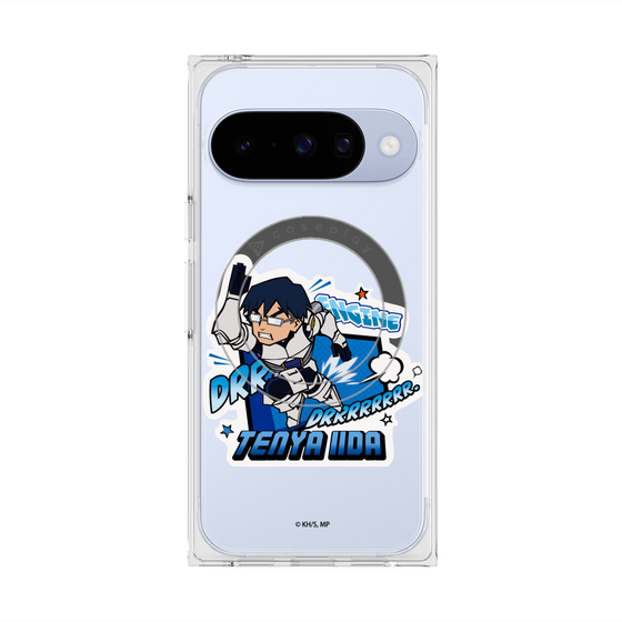 プレミアムスクエアケース with Pixelsnap［ 僕のヒーローアカデミア - ミニキャラ - 飯田 天哉 ］