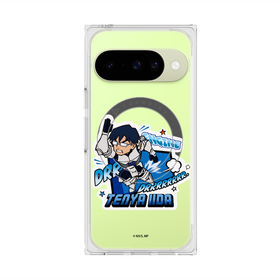 プレミアムスクエアケース with Pixelsnap［ 僕のヒーローアカデミア - ミニキャラ - 飯田 天哉 ］