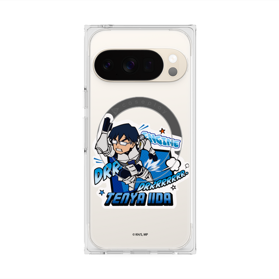 プレミアムスクエアケース with Pixelsnap［ 僕のヒーローアカデミア - ミニキャラ - 飯田 天哉 ］