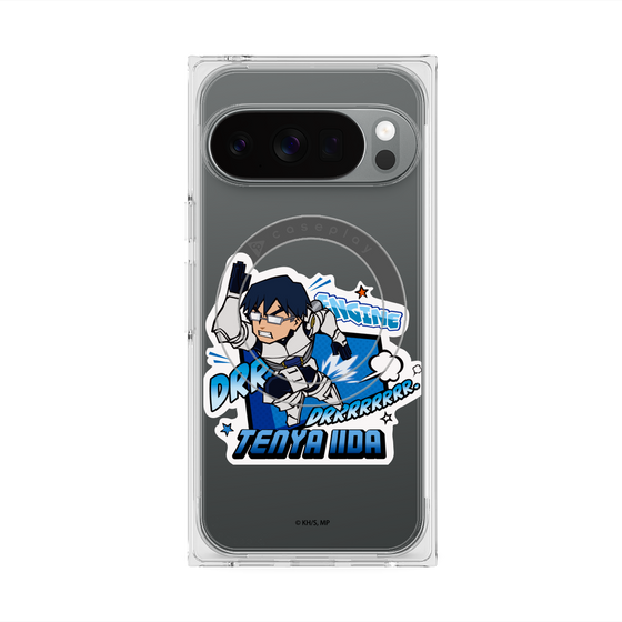 プレミアムスクエアケース with Pixelsnap［ 僕のヒーローアカデミア - ミニキャラ - 飯田 天哉 ］