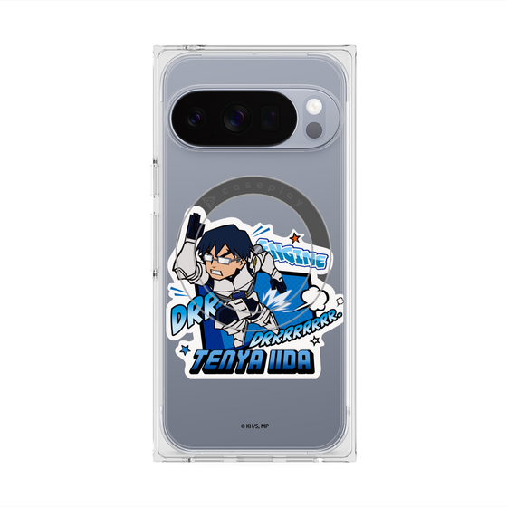 プレミアムスクエアケース with Pixelsnap［ 僕のヒーローアカデミア - ミニキャラ - 飯田 天哉 ］