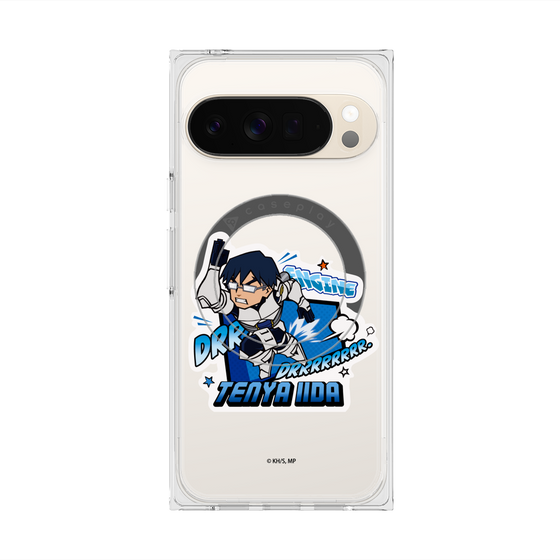 プレミアムスクエアケース with Pixelsnap［ 僕のヒーローアカデミア - ミニキャラ - 飯田 天哉 ］