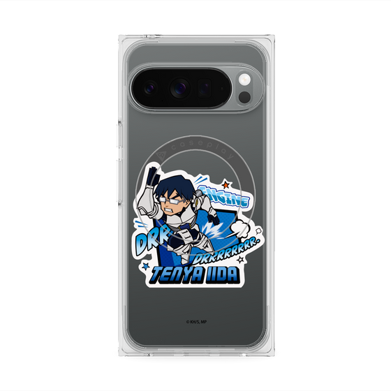 プレミアムスクエアケース with Pixelsnap［ 僕のヒーローアカデミア - ミニキャラ - 飯田 天哉 ］