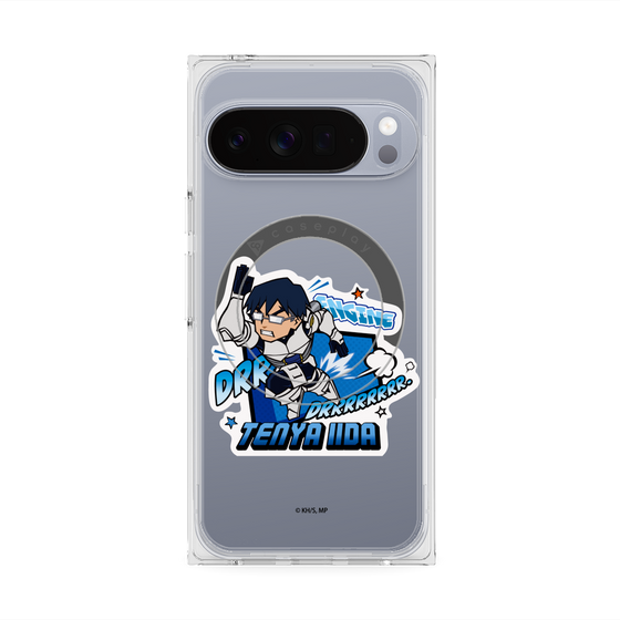 プレミアムスクエアケース with Pixelsnap［ 僕のヒーローアカデミア - ミニキャラ - 飯田 天哉 ］