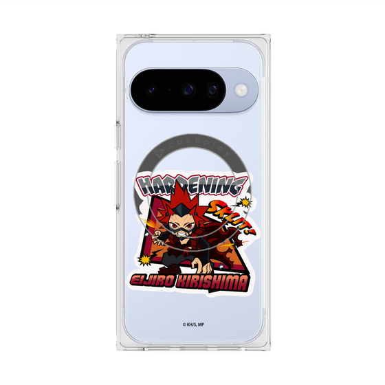 プレミアムスクエアケース with Pixelsnap［ 僕のヒーローアカデミア - ミニキャラ - 切島 鋭児郎 ］