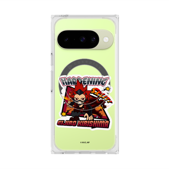 プレミアムスクエアケース with Pixelsnap［ 僕のヒーローアカデミア - ミニキャラ - 切島 鋭児郎 ］