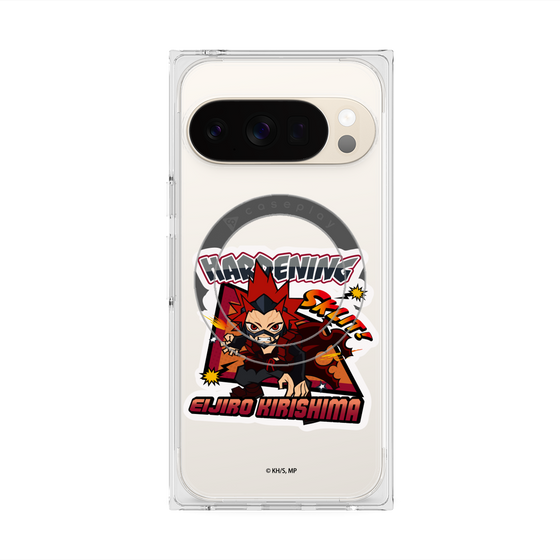 プレミアムスクエアケース with Pixelsnap［ 僕のヒーローアカデミア - ミニキャラ - 切島 鋭児郎 ］