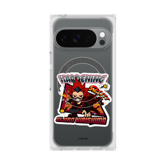 プレミアムスクエアケース with Pixelsnap［ 僕のヒーローアカデミア - ミニキャラ - 切島 鋭児郎 ］