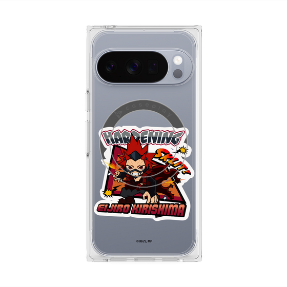 プレミアムスクエアケース with Pixelsnap［ 僕のヒーローアカデミア - ミニキャラ - 切島 鋭児郎 ］