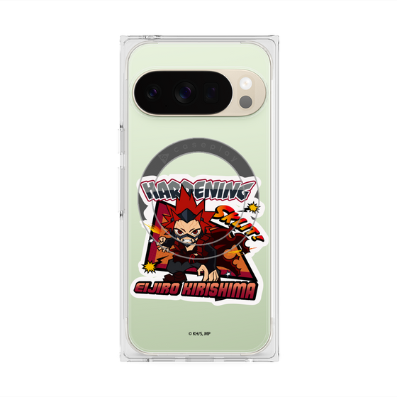 プレミアムスクエアケース with Pixelsnap［ 僕のヒーローアカデミア - ミニキャラ - 切島 鋭児郎 ］