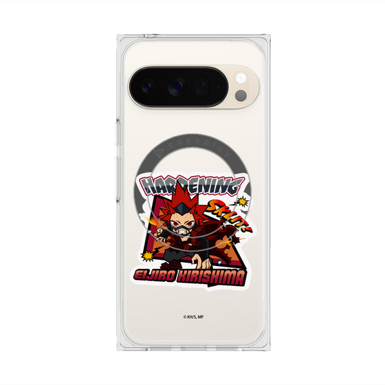 プレミアムスクエアケース with Pixelsnap［ 僕のヒーローアカデミア - ミニキャラ - 切島 鋭児郎 ］