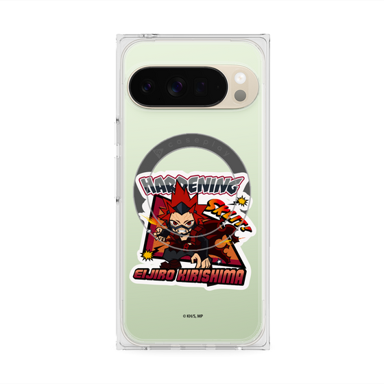 プレミアムスクエアケース with Pixelsnap［ 僕のヒーローアカデミア - ミニキャラ - 切島 鋭児郎 ］