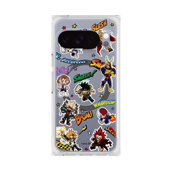 プレミアムスクエアケース with Pixelsnap［ 僕のヒーローアカデミア - アメコミ ］