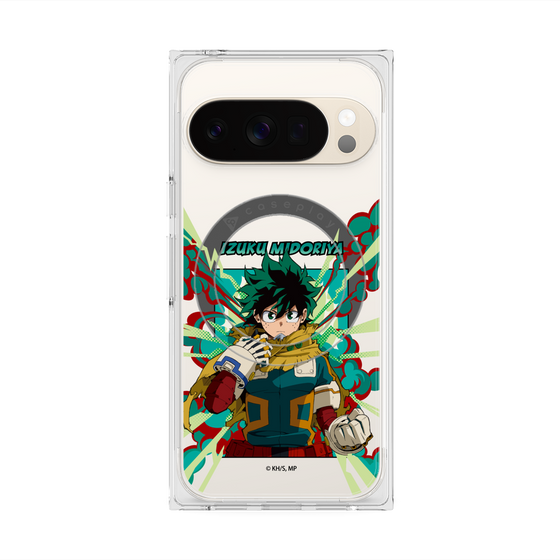 プレミアムスクエアケース with Pixelsnap［ 僕のヒーローアカデミア - ポップ - 緑谷 出久 ］