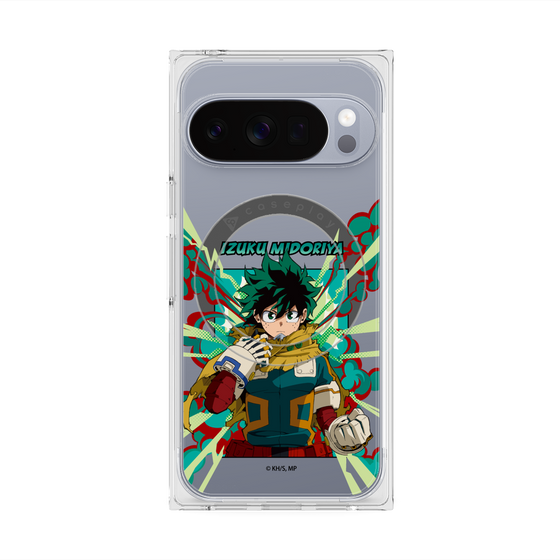 プレミアムスクエアケース with Pixelsnap［ 僕のヒーローアカデミア - ポップ - 緑谷 出久 ］