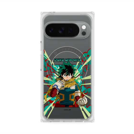 プレミアムスクエアケース with Pixelsnap［ 僕のヒーローアカデミア - ポップ - 緑谷 出久 ］