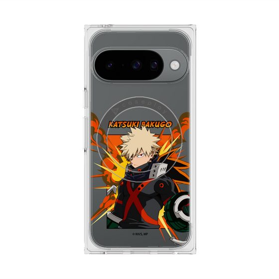 プレミアムスクエアケース with Pixelsnap［ 僕のヒーローアカデミア - ポップ - 爆豪 勝己 ］