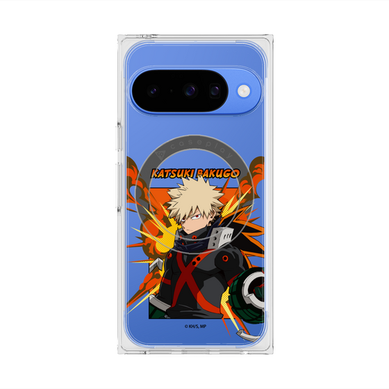 プレミアムスクエアケース with Pixelsnap［ 僕のヒーローアカデミア - ポップ - 爆豪 勝己 ］