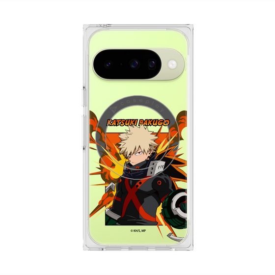 プレミアムスクエアケース with Pixelsnap［ 僕のヒーローアカデミア - ポップ - 爆豪 勝己 ］