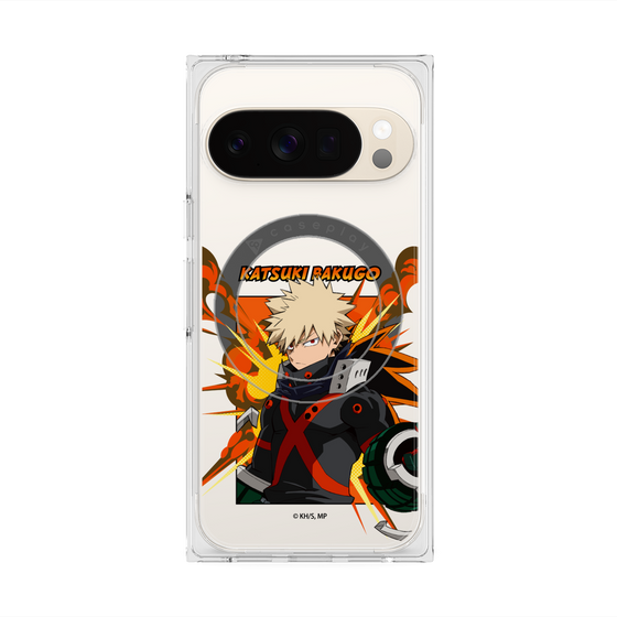 プレミアムスクエアケース with Pixelsnap［ 僕のヒーローアカデミア - ポップ - 爆豪 勝己 ］