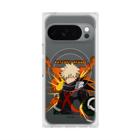 プレミアムスクエアケース with Pixelsnap［ 僕のヒーローアカデミア - ポップ - 爆豪 勝己 ］